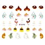 Stickere 3D pentru unghii cod E598